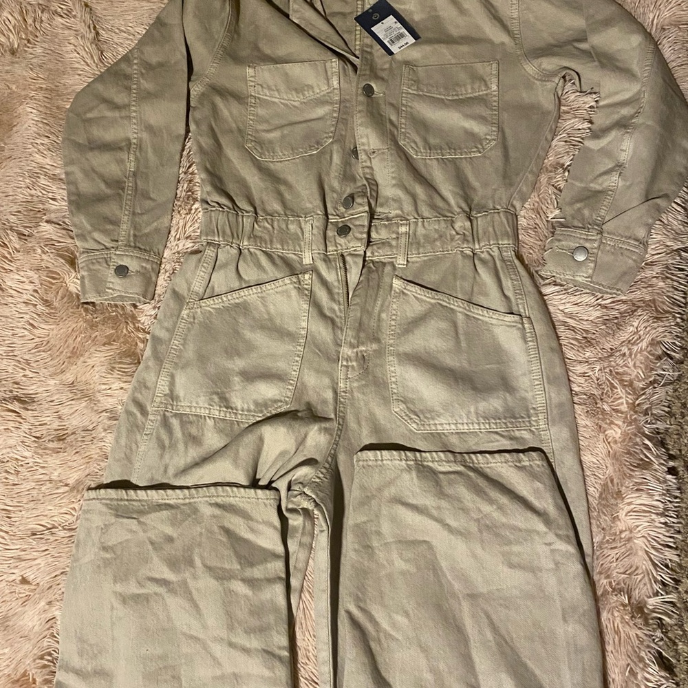 Universal Thread Utility Jumpsuit - Beige Women’s… - image 3